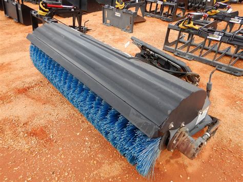 bobcat skid steer sweeper attachment|bobcat broom attachment for sale.